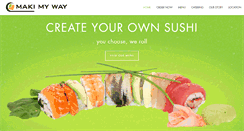 Desktop Screenshot of makimyway.com